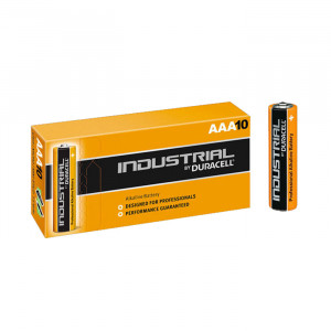 Pack de 10 piles AAA LR03 1,5 Volts Duracell Industrial