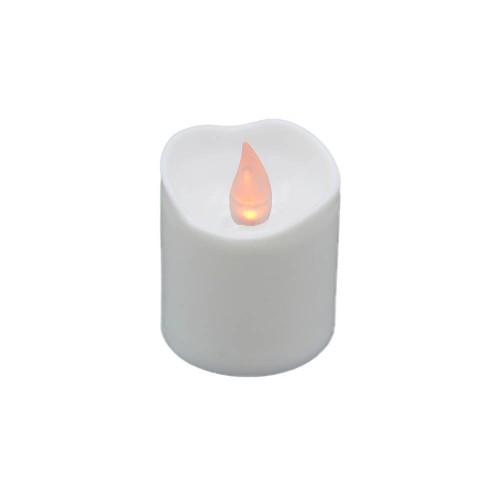 Lot de 6 bougies Led votives blanches