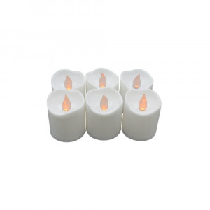 Lot De 16 Bougies led 4cm Blanc à Prix Carrefour