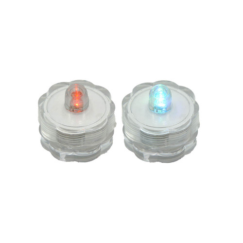 Lot de 2 bougies Led submersibles multicolores