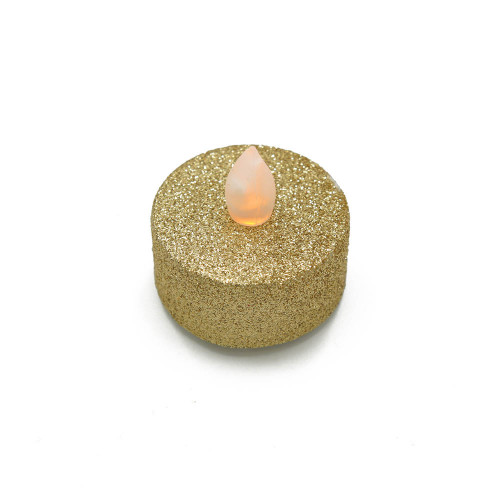 AIter 24 Pièces Bougies Chauffe-Plat LED à Paillettes Dorées Bougies sans  Flamme Noires Bougies Chauffe-Plat Votives à Piles avec Lumière Jaune  Chaude pour Noël Mariage Centre Table Anniversaire