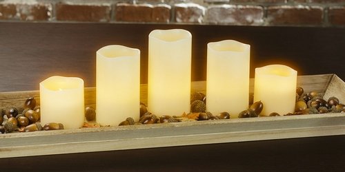 Bougies led en cire E-Candles